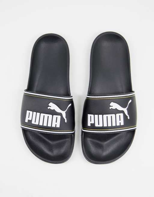 PUMA Leadcat Svarta tofflor ASOS