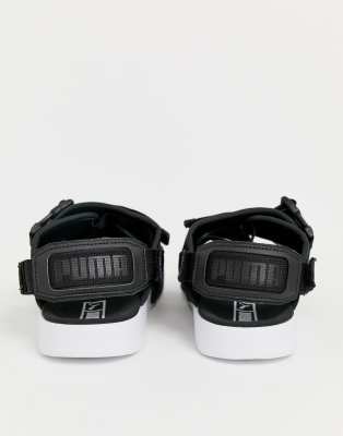 puma leadcat ylm 19 sandals in black