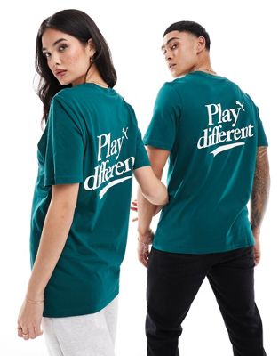 Puma Legacy graphic t-shirt in green