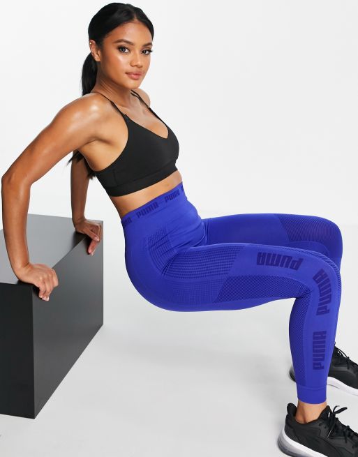 Puma Legging sans coutures en maille Evoknit Bleu clematite ASOS