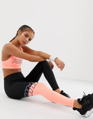 legging puma noir et rose