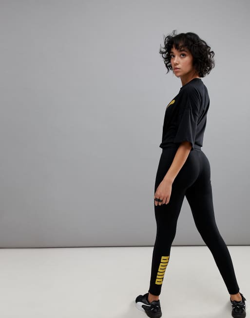 Puma sales leggings gold