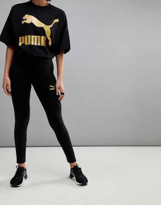 Puma sales leggings gold