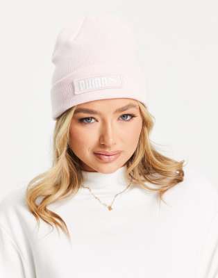 puma pink beanie