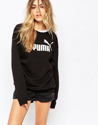 Puma Logo Crew Neck Sweatshirt | ASOS