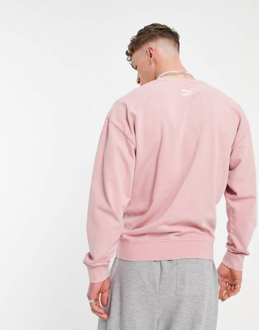 Puma pink clearance sweatshirt