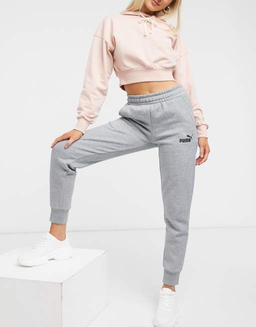 Puma grey sweatpants discount womens