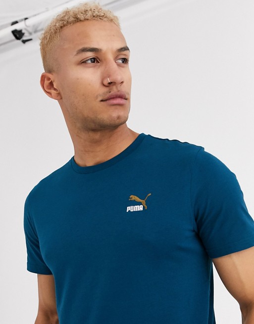 Puma Logo T-Shirt Teal