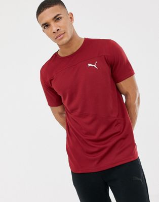 Puma – Löpning – Vinröd t-shirt 517242-08