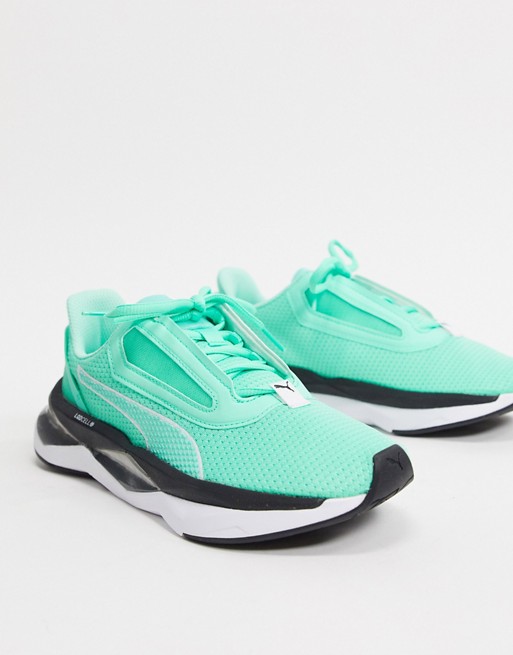 Puma LQD Cell trainers in green