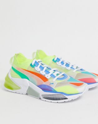 colourful puma sneakers