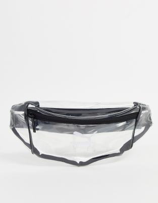 asos clear bum bag