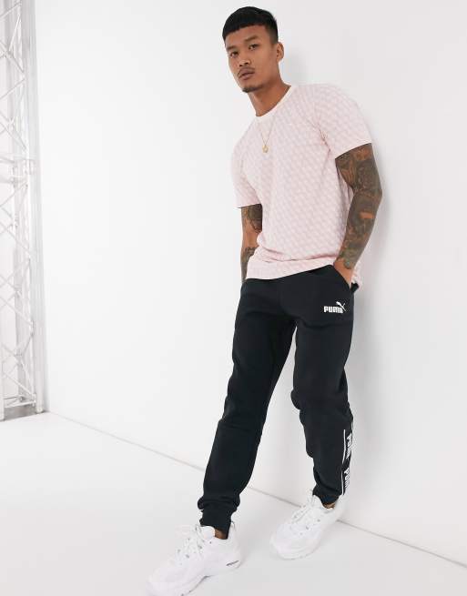 Puma luxe logo outlet joggers