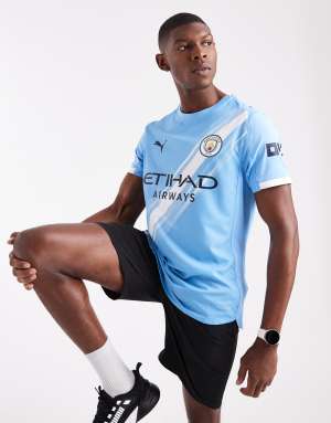 Puma Manchester City 25/26 authentic home jersey in team blue and white