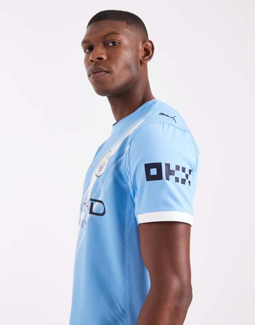 Puma Manchester City 25/26 authentic home jersey in team blue and white, 3 of 5