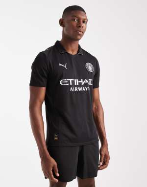 Puma Manchester City 25/26 away jersey in black