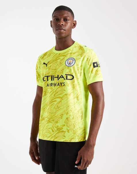 Puma Manchester City 25/26 goalkeeper jersey in yellow - view 1