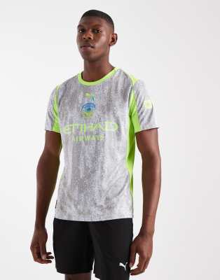 Puma Manchester City 25/26 third jersey in light grey