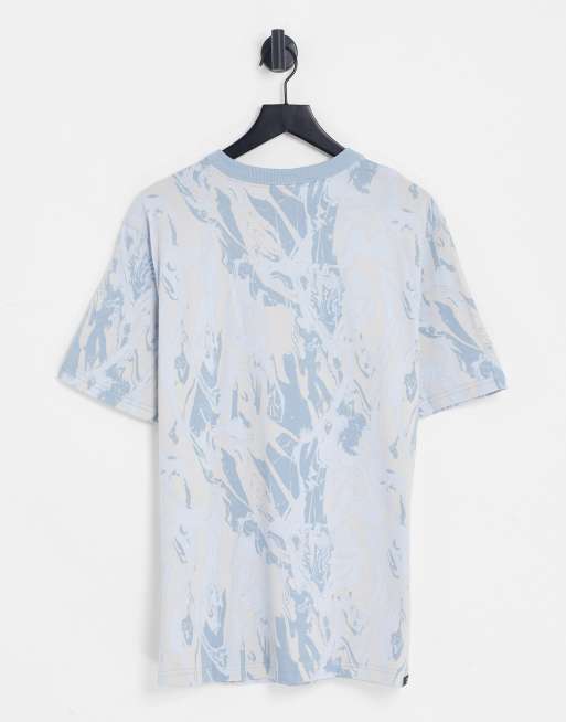 PUMA marble print T-shirt in blue - exclusive to ASOS