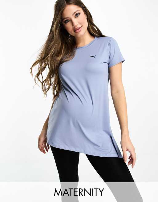 Puma Maternity studio oversized t-shirt in grey