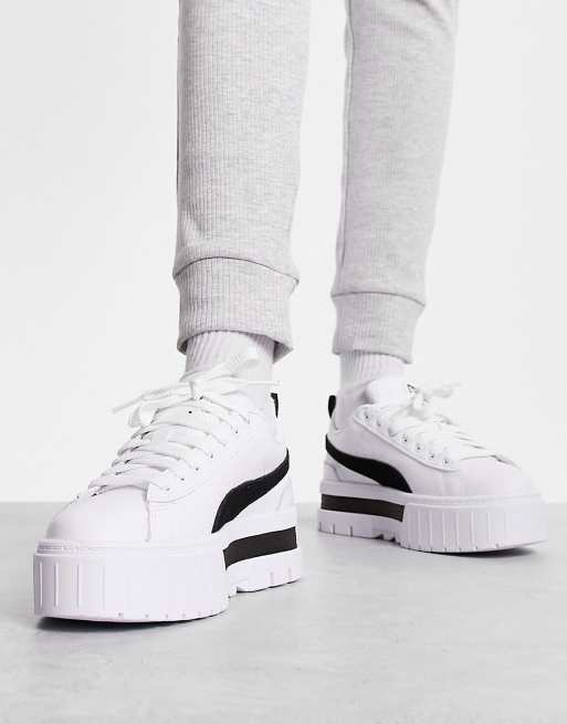 Puma creepers clearance blanche et noire