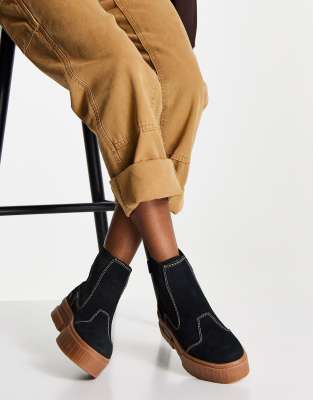 puma mayze black suede