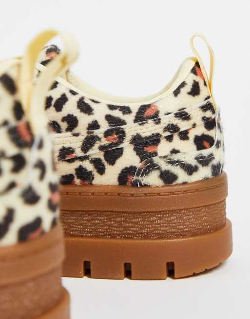 【PUMA】Mayze Animal Print 厚底 スニーカー Mayze Wild Sneakers Big Kids | PUMA