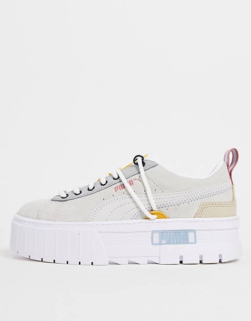 asos.com | PUMA Mayze chunky sneakers in off white