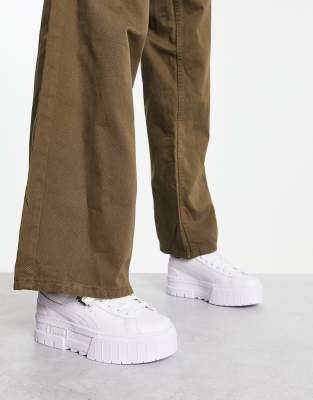 puma mayze white black