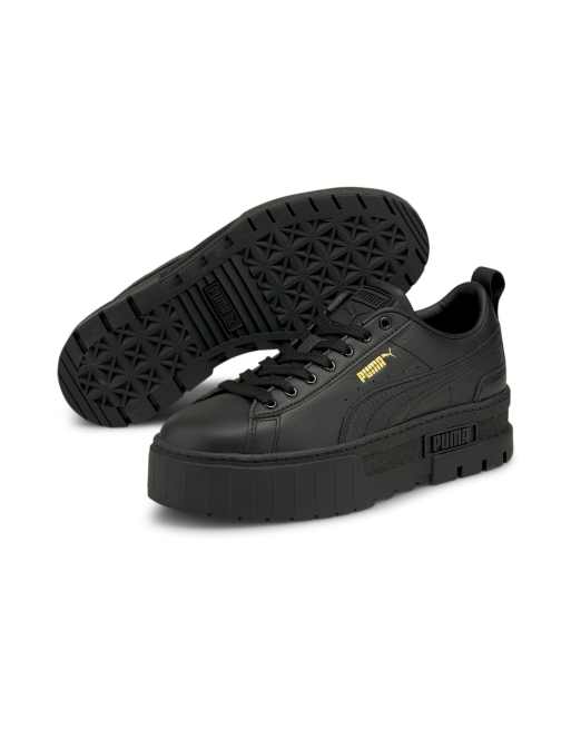 All black 2024 puma trainers