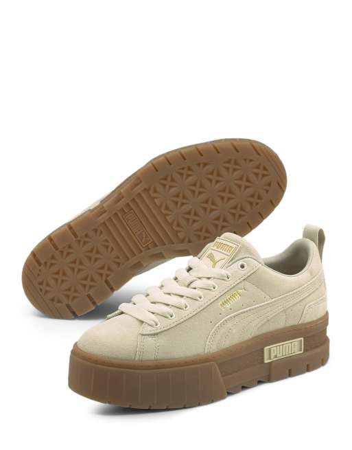 Puma on sale platform tan