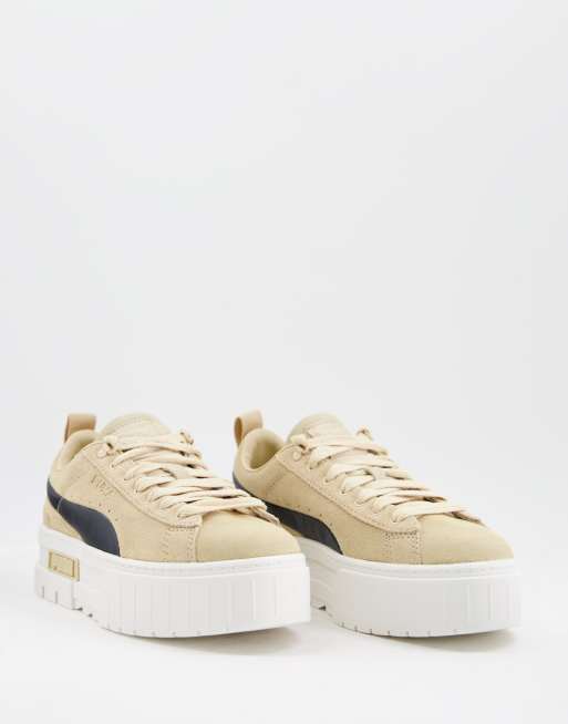 PUMA - Mayze - Infuse - Sneakers flatform color ciottolo