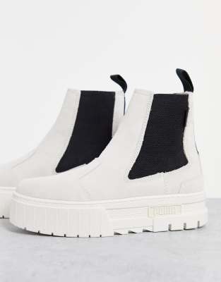 mayze leather chelsea boots