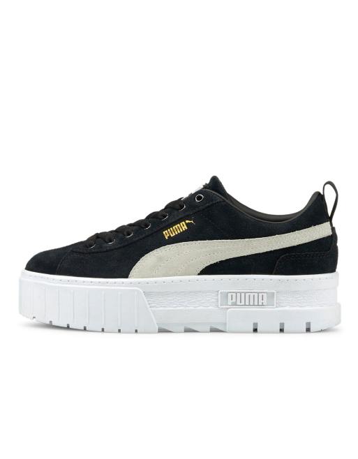 Puma black deals platform sneakers