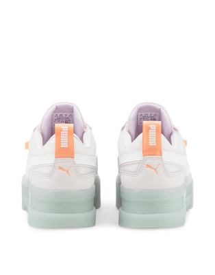lilac platform sneakers