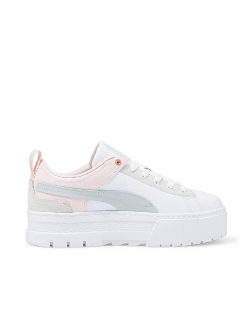 Puma platform sneakers sales pink