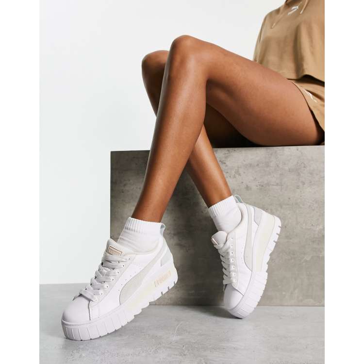 PUMA Mayze Sneaker in Pastellfarben mit Keilabsatz ASOS