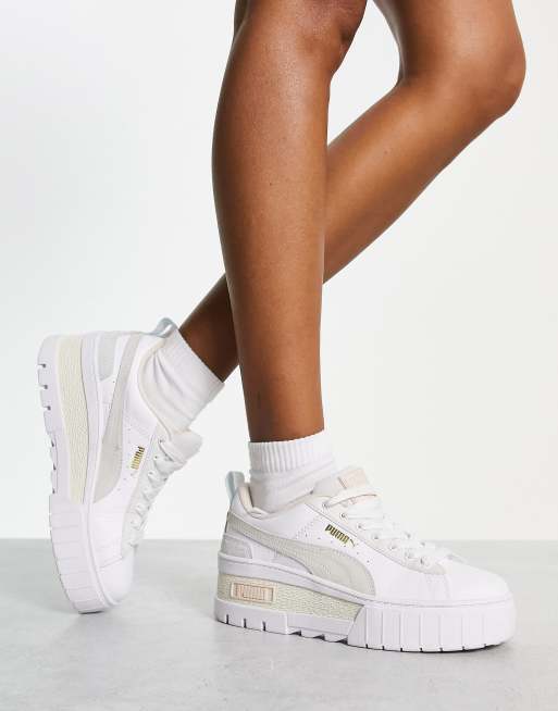 PUMA – Mayze – Sneaker in Pastellfarben mit Keilabsatz ASOS