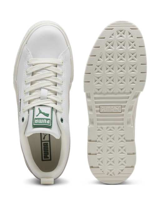 Puma basket white sneakers clearance