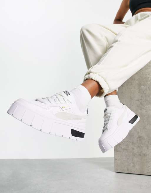 PUMA - Mayze Stack - Baskets - Blanc et noir