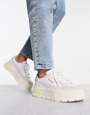 Puma Mayze Stack trainers in pastel - ASOS Price Checker
