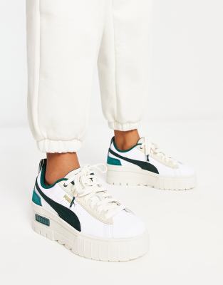 Puma platform clearance blue and green