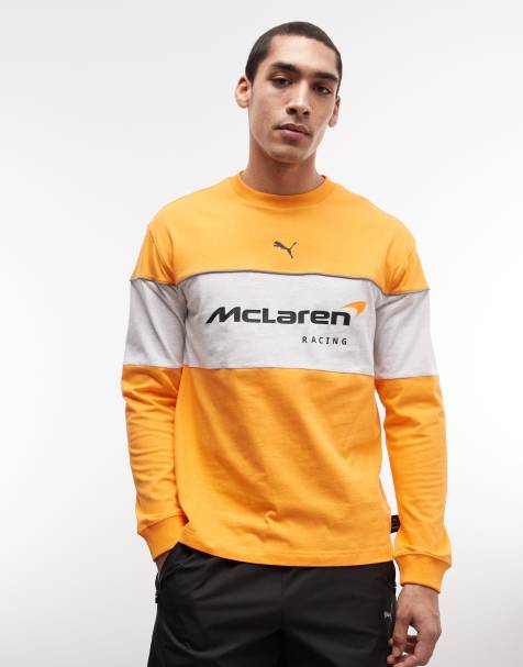 Puma Mclaren racing relaxed sweatshirt in orange - view 1