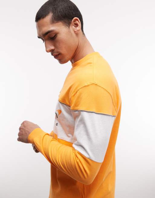 Puma Mclaren racing relaxed sweatshirt in orange, 4 of 5