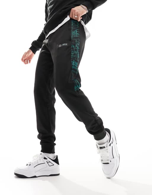 Puma Mercedes-amg petronas mt7 regular motorsport track pants in puma black