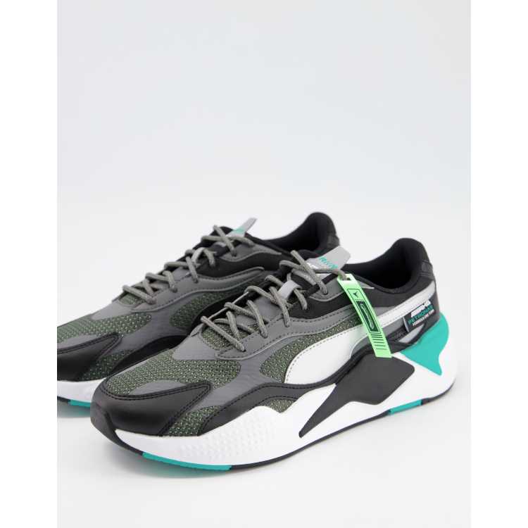 Puma Mercedes F1 RS X3 trainers in dark grey ASOS