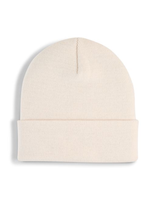 Puma Metal puma cat high crown beanie in alpine snow, 3 of 3