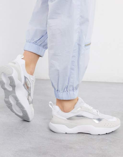 Puma Mia Pop chunky trainers in white | ASOS