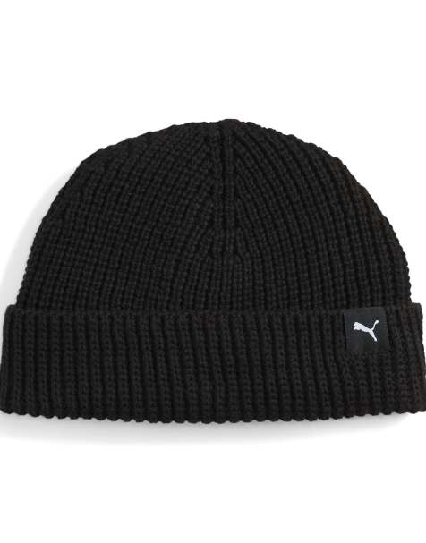 Puma mini fisherman beanie in black - view 1