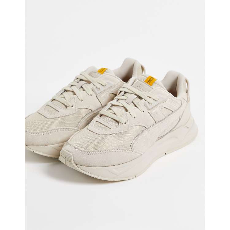 profiel Stoffig Oorlogsschip Puma Mirage Sport tonal sneakers in beige | ASOS